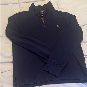 Polo by Ralph Lauren Boy’s Dark Blue Zip-Up Sweater